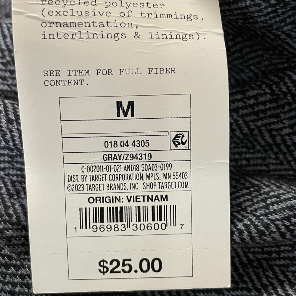 a new day Woman’s Gray Pull On Ankle Trousers With Pockets Size M | NWT - Picture 8 of 8